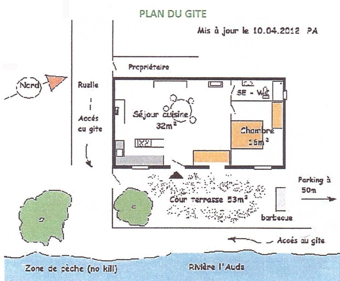 Le Clos Des Colverts Campagne-sur-Aude Esterno foto